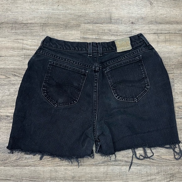 Black Lee Cutoff Shorts - Picture 2 of 5